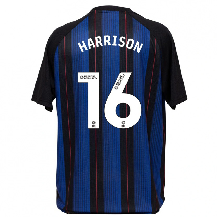 Danxen Damen Lucas Harrison #16 Blau Schwarz Auswärtstrikot Trikot 2025/26 T-Shirt Österreich