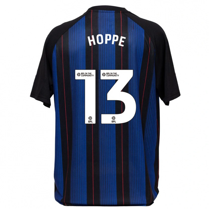 Danxen Damen Matthew Hoppe #13 Blau Schwarz Auswärtstrikot Trikot 2025/26 T-Shirt Österreich