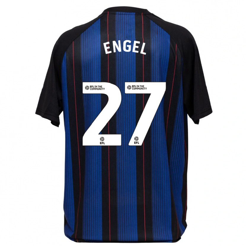 Danxen Damen Lukas Engel #27 Blau Schwarz Auswärtstrikot Trikot 2025/26 T-Shirt Österreich
