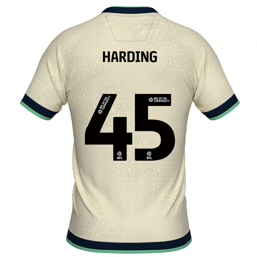 Danxen Damen Wes Harding #45 Champagner Marine Auswärtstrikot Trikot 2025/26 T-Shirt Österreich