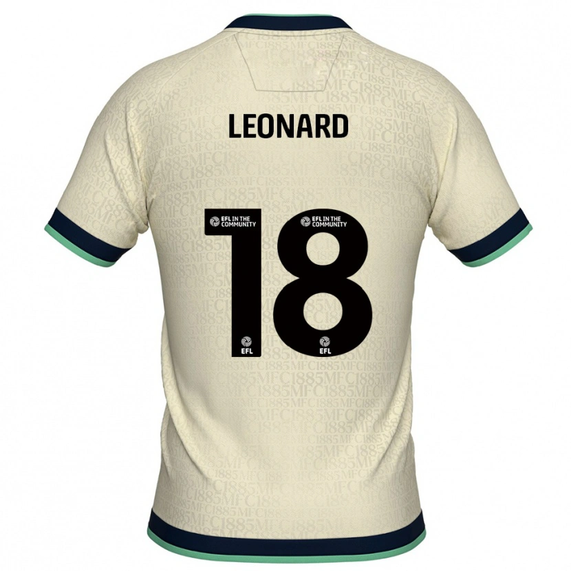 Danxen Damen Ryan Leonard #18 Champagner Marine Auswärtstrikot Trikot 2025/26 T-Shirt Österreich