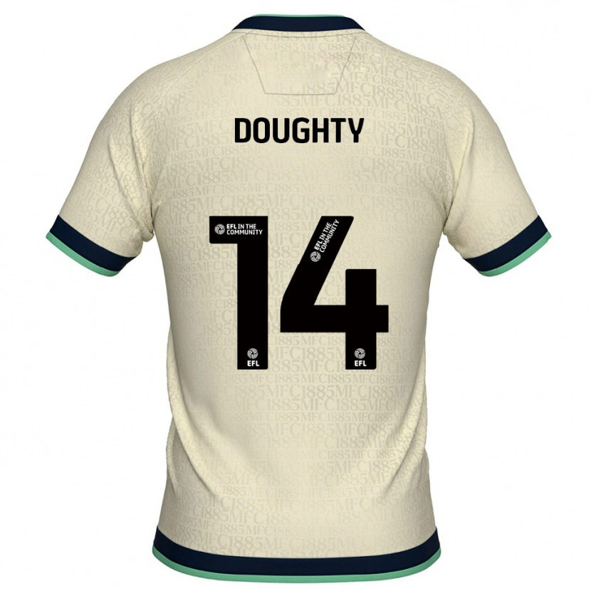 Danxen Damen Alfie Doughty #14 Champagner Marine Auswärtstrikot Trikot 2025/26 T-Shirt Österreich