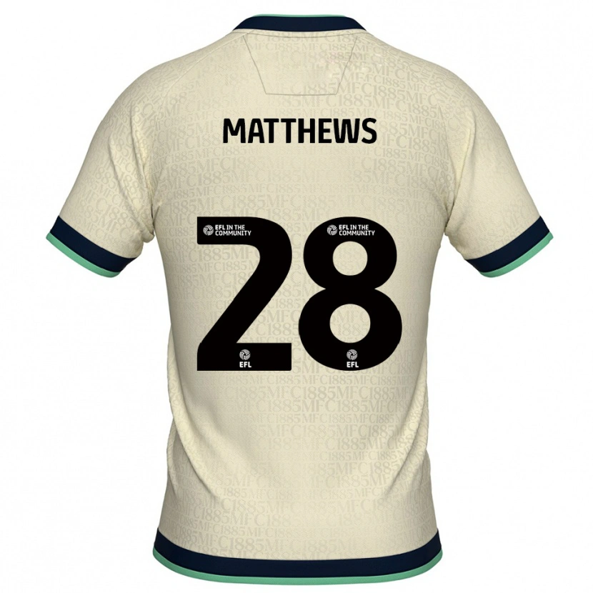 Danxen Damen Ajay Matthews #28 Champagner Marine Auswärtstrikot Trikot 2025/26 T-Shirt Österreich