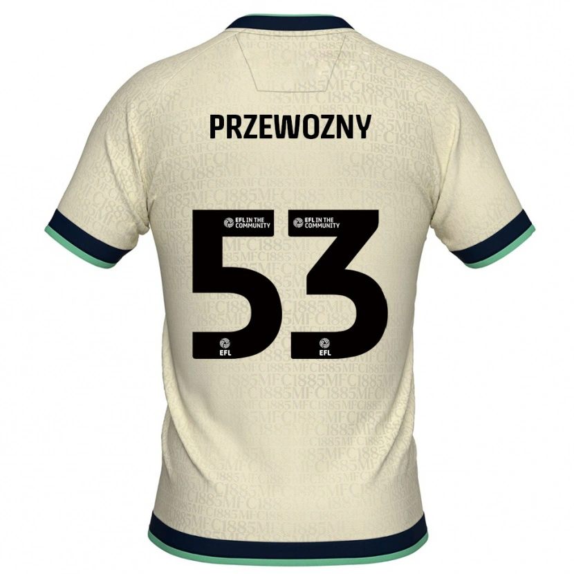 Danxen Damen Jakub Przewozny #53 Champagner Marine Auswärtstrikot Trikot 2025/26 T-Shirt Österreich