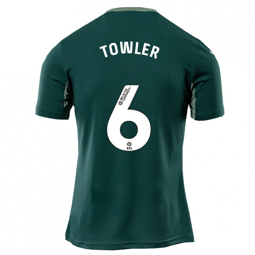 Danxen Damen Luke Towler #6 Grün Weiß Lila Auswärtstrikot Trikot 2025/26 T-Shirt Österreich