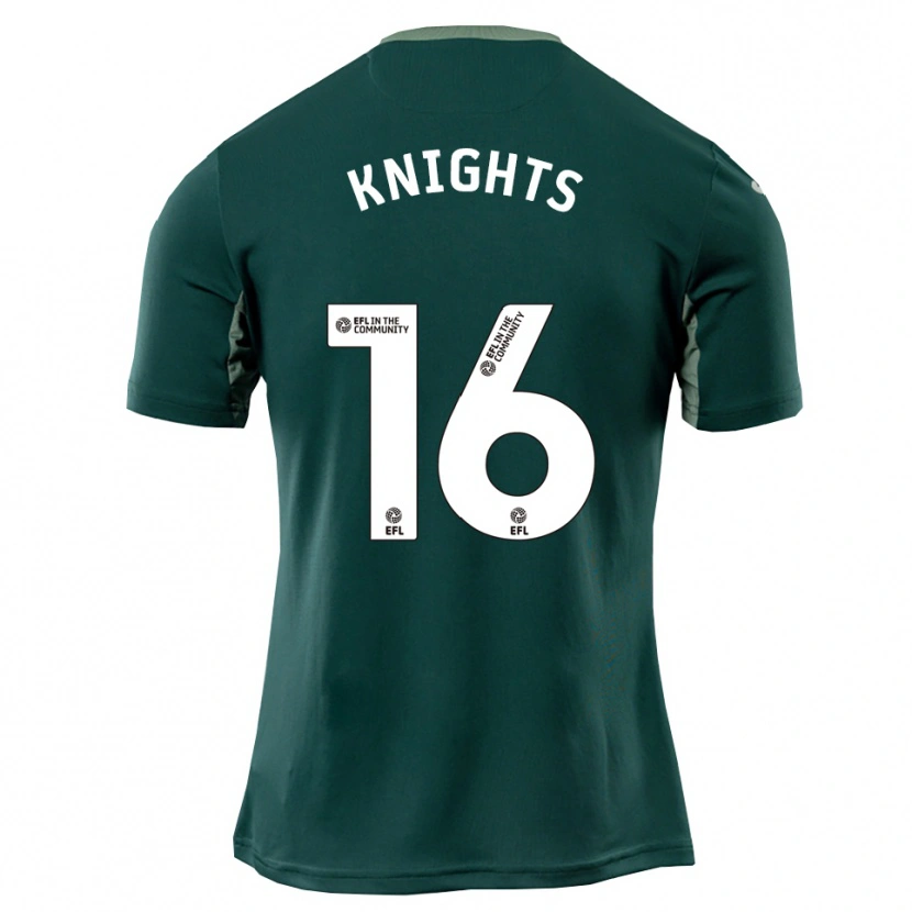 Danxen Damen Katie Knights #16 Grün Weiß Lila Auswärtstrikot Trikot 2025/26 T-Shirt Österreich