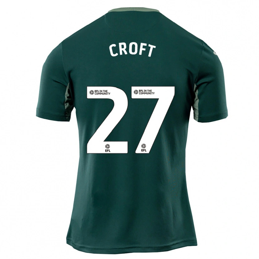 Danxen Damen Mary Croft #27 Grün Weiß Lila Auswärtstrikot Trikot 2025/26 T-Shirt Österreich