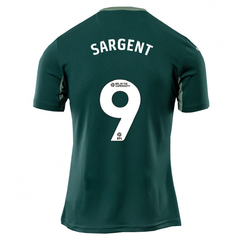 Danxen Damen Josh Sargent #9 Grün Weiß Lila Auswärtstrikot Trikot 2025/26 T-Shirt Österreich