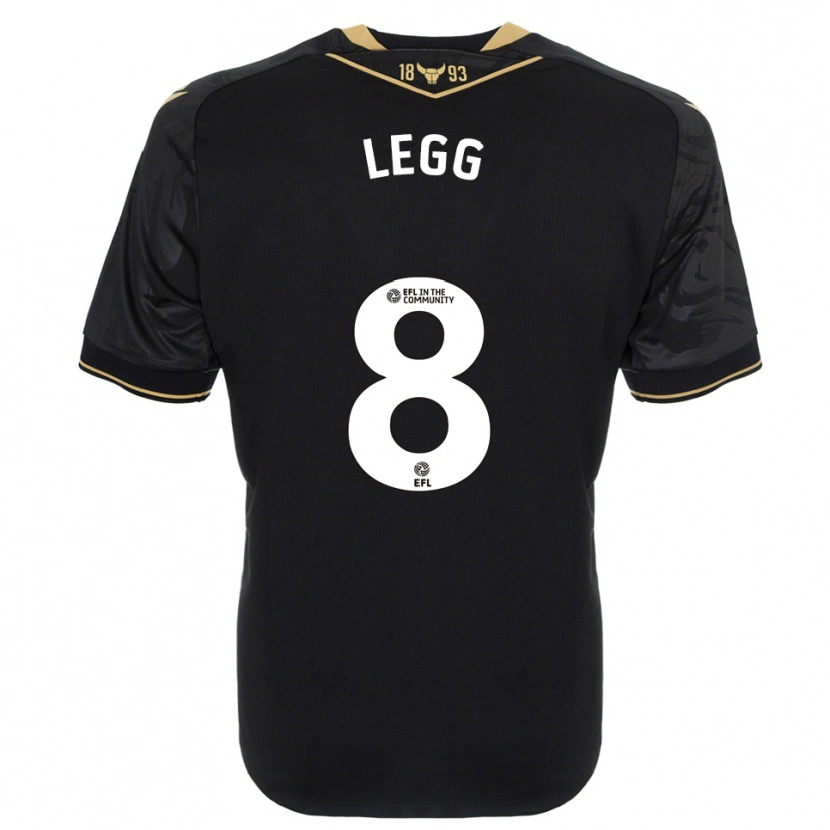Danxen Damen Jenna Legg #8 Schwarz Gold Auswärtstrikot Trikot 2025/26 T-Shirt Österreich