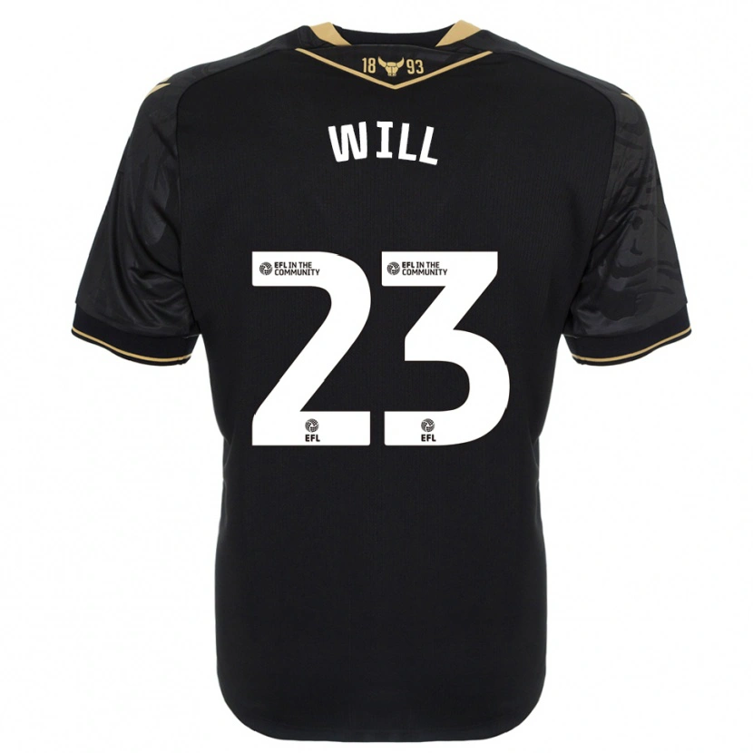 Danxen Damen Merrick Will #23 Schwarz Gold Auswärtstrikot Trikot 2025/26 T-Shirt Österreich