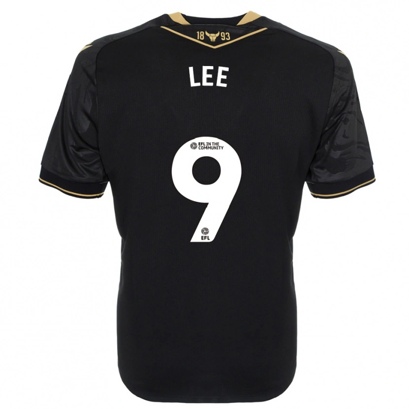Danxen Damen Jack Lee #9 Schwarz Gold Auswärtstrikot Trikot 2025/26 T-Shirt Österreich