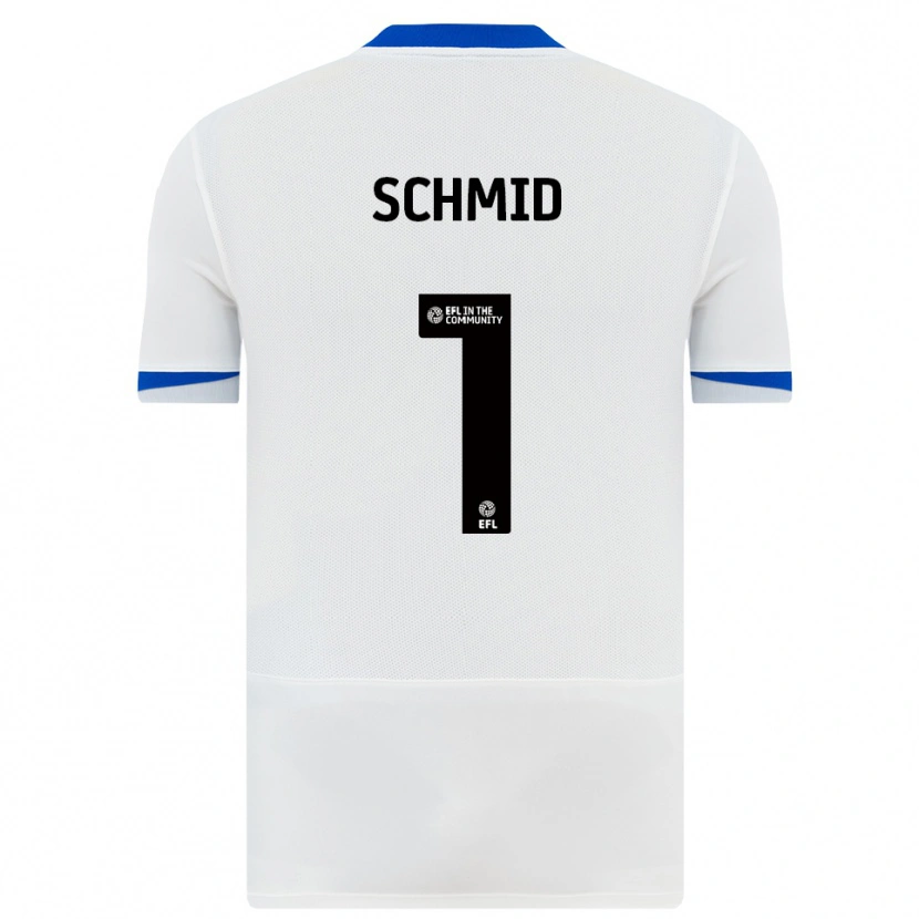 Danxen Damen Nicolas Schmid #1 Weiß Schwarz Auswärtstrikot Trikot 2025/26 T-Shirt Österreich