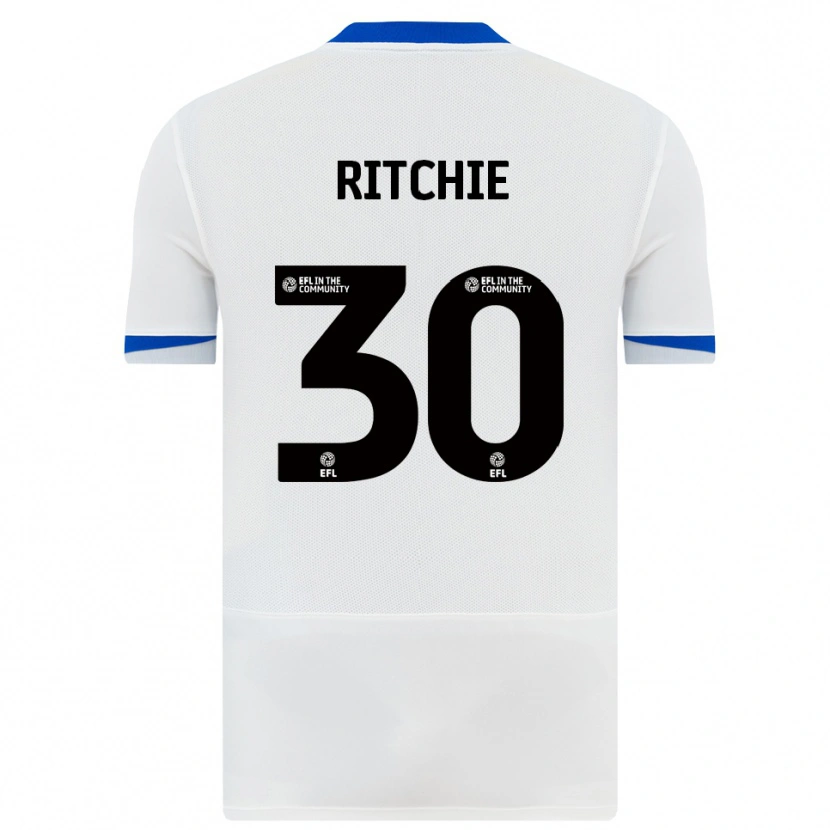 Danxen Damen Matt Ritchie #30 Weiß Schwarz Auswärtstrikot Trikot 2025/26 T-Shirt Österreich