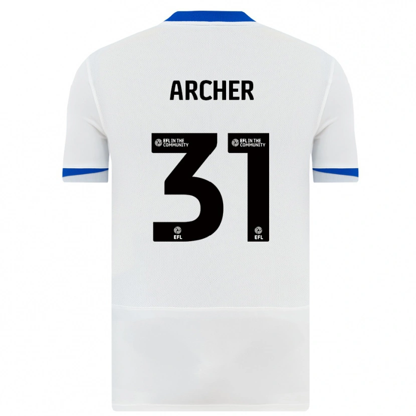 Danxen Damen Jordan Archer #31 Weiß Schwarz Auswärtstrikot Trikot 2025/26 T-Shirt Österreich