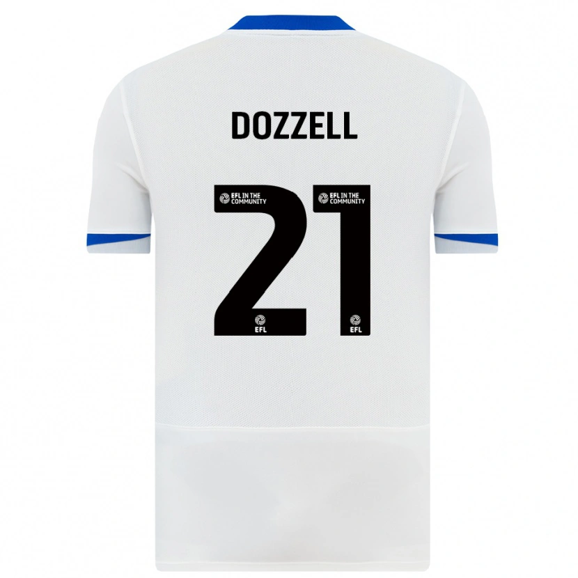 Danxen Damen Andre Dozzell #21 Weiß Schwarz Auswärtstrikot Trikot 2025/26 T-Shirt Österreich