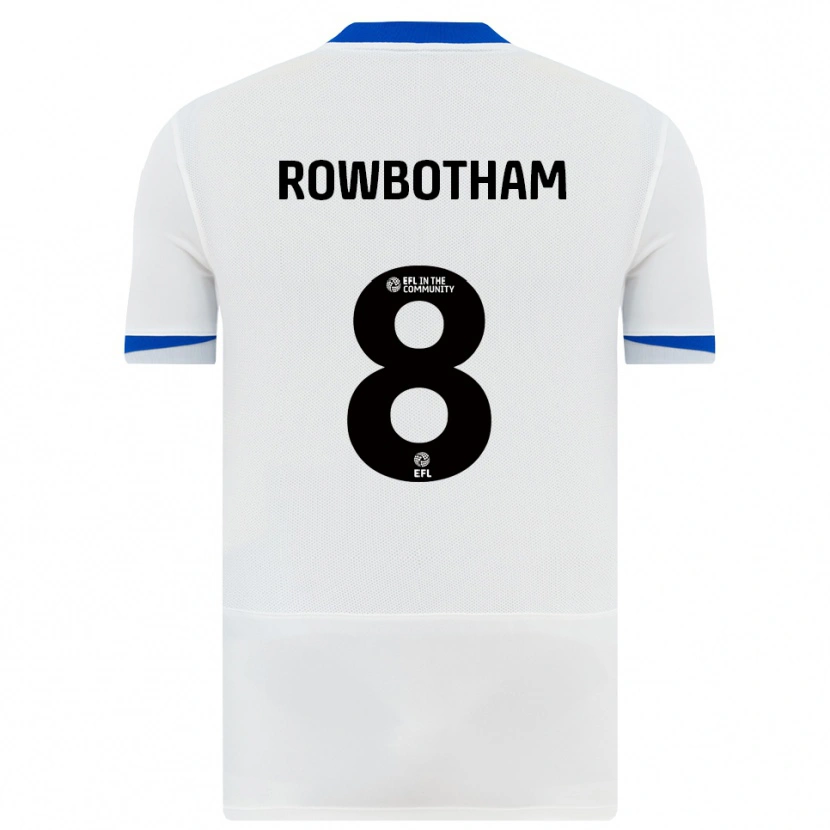 Danxen Damen Ava Rowbotham #8 Weiß Schwarz Auswärtstrikot Trikot 2025/26 T-Shirt Österreich