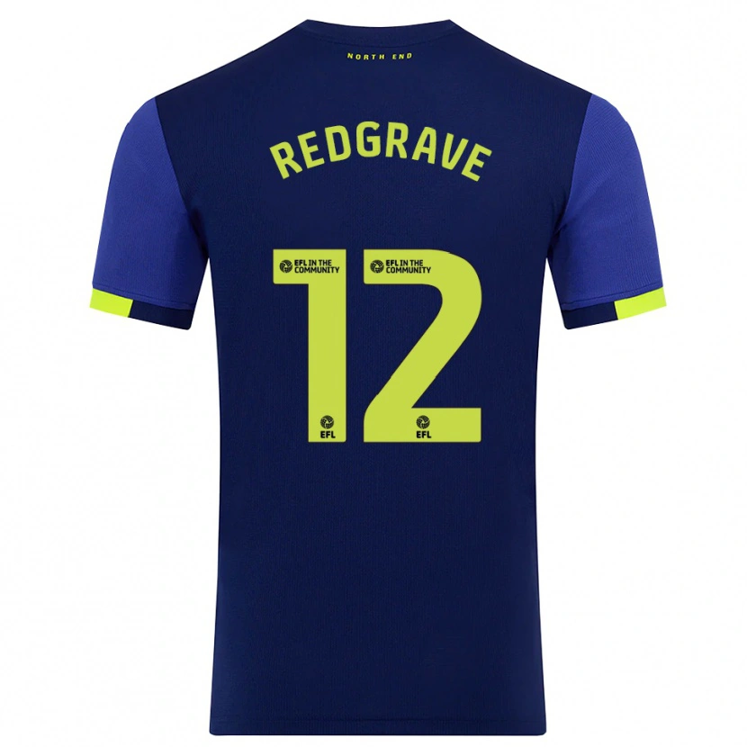 Danxen Damen Jodie Redgrave #12 Marine Gelb Auswärtstrikot Trikot 2025/26 T-Shirt Österreich