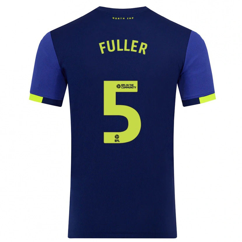 Danxen Damen Olivia Fuller #5 Marine Gelb Auswärtstrikot Trikot 2025/26 T-Shirt Österreich