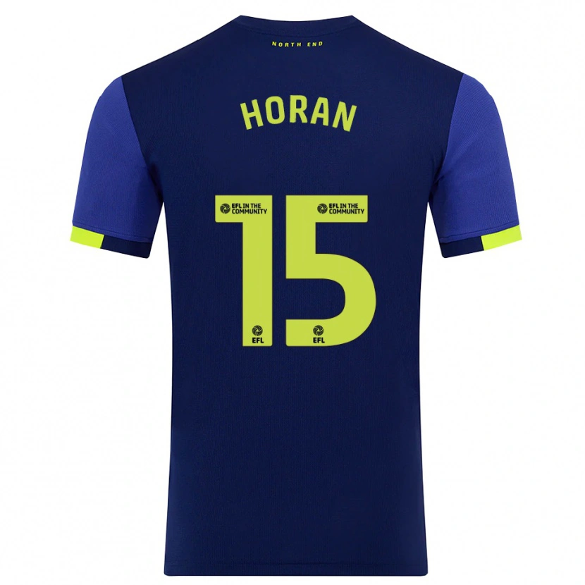 Danxen Damen Ellis Horan #15 Marine Gelb Auswärtstrikot Trikot 2025/26 T-Shirt Österreich
