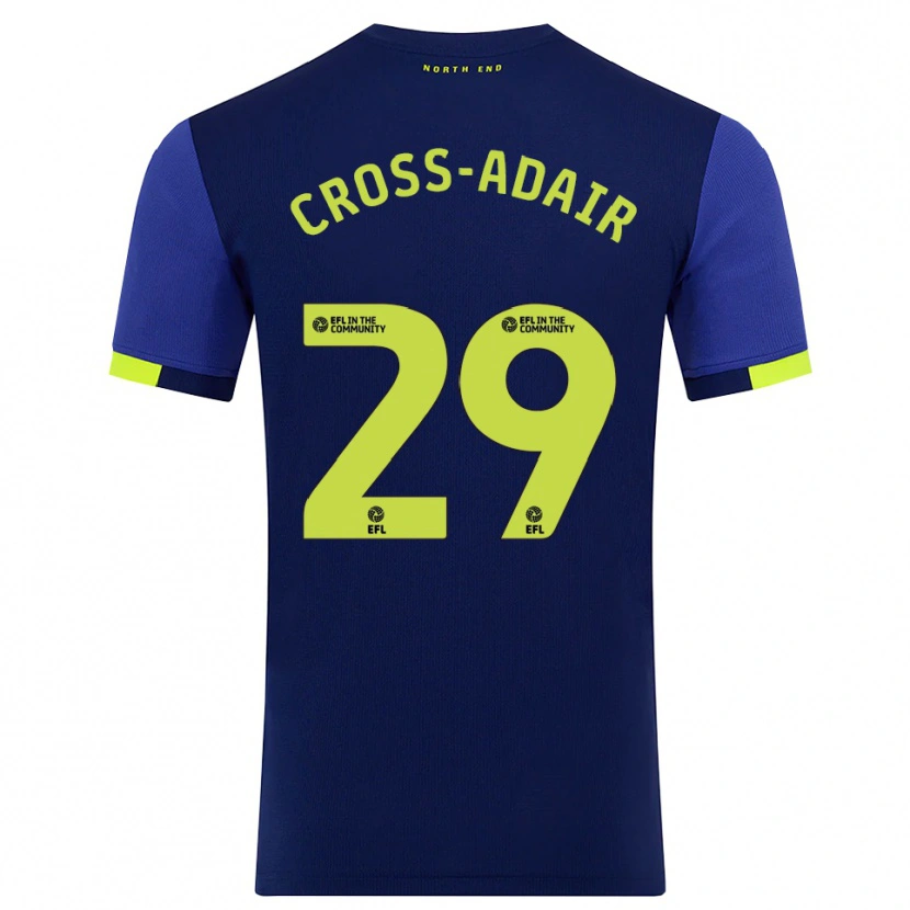 Danxen Damen Finlay Cross-Adair #29 Marine Gelb Auswärtstrikot Trikot 2025/26 T-Shirt Österreich