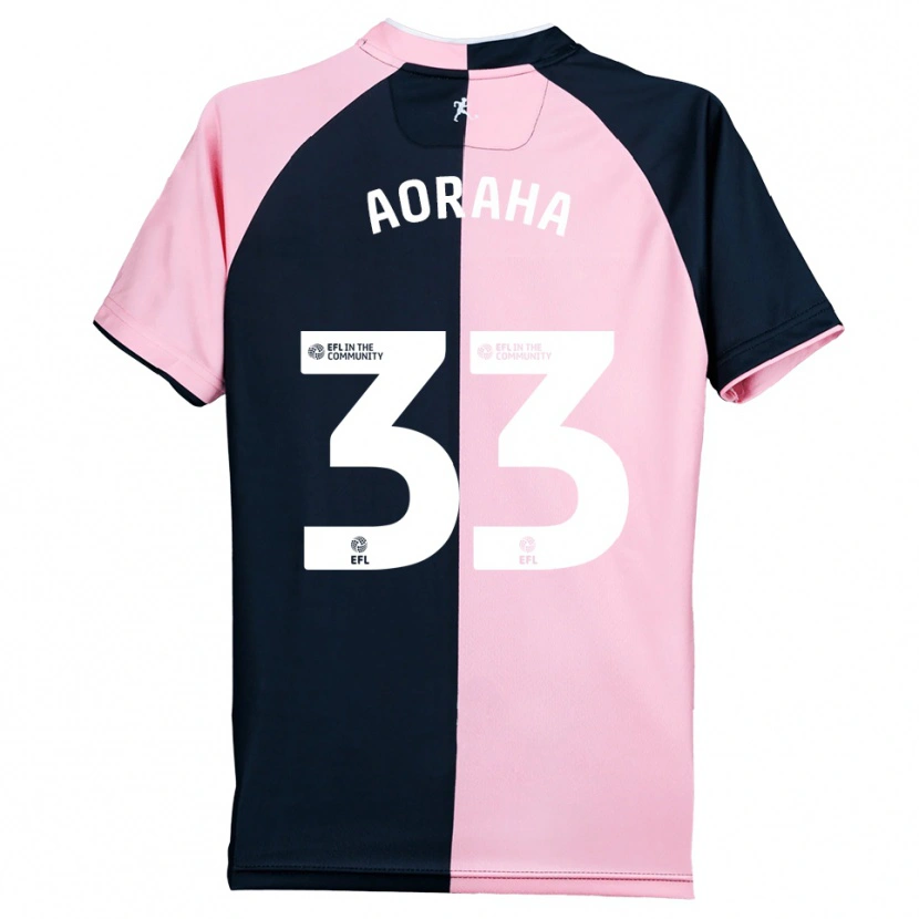 Danxen Damen Alexander Aoraha #33 Pink Schwarz Auswärtstrikot Trikot 2025/26 T-Shirt Österreich