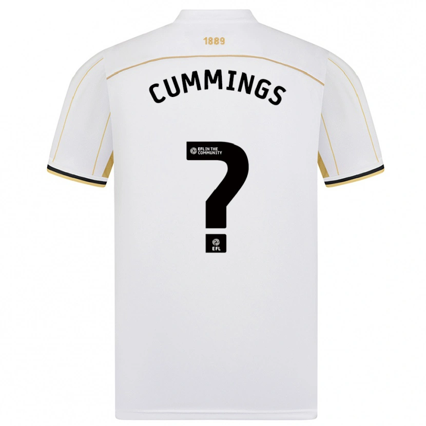 Danxen Damen Ethan Cummings #0 Weiß Gold Auswärtstrikot Trikot 2025/26 T-Shirt Österreich