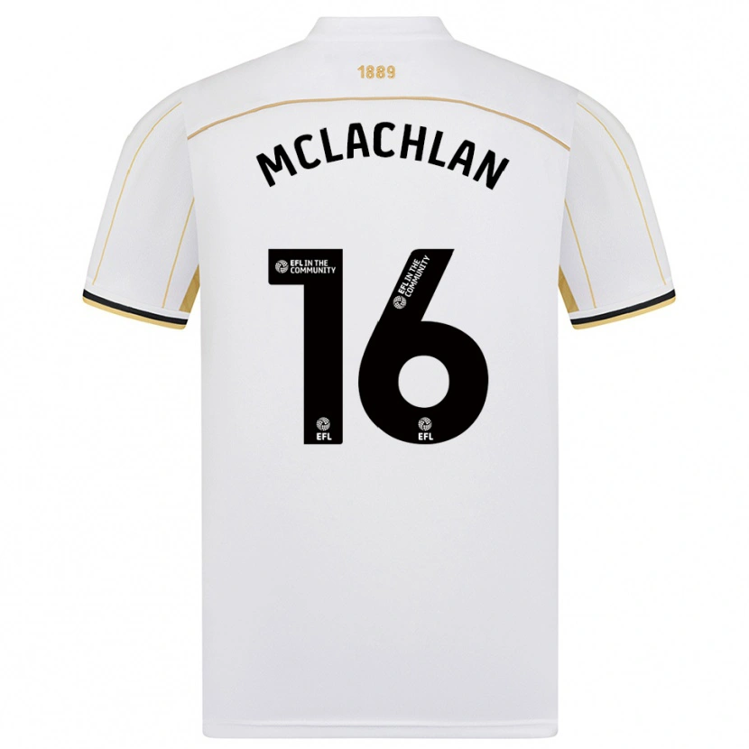 Danxen Damen Riley Mclachlan #16 Weiß Gold Auswärtstrikot Trikot 2025/26 T-Shirt Österreich