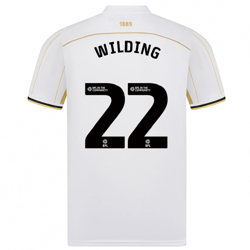 Danxen Damen Annie Wilding #22 Weiß Gold Auswärtstrikot Trikot 2025/26 T-Shirt Österreich