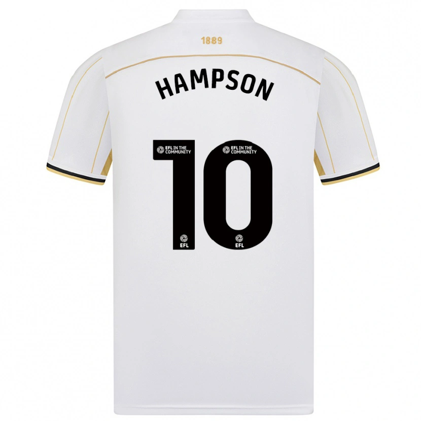 Danxen Damen Owen Hampson #10 Weiß Gold Auswärtstrikot Trikot 2025/26 T-Shirt Österreich
