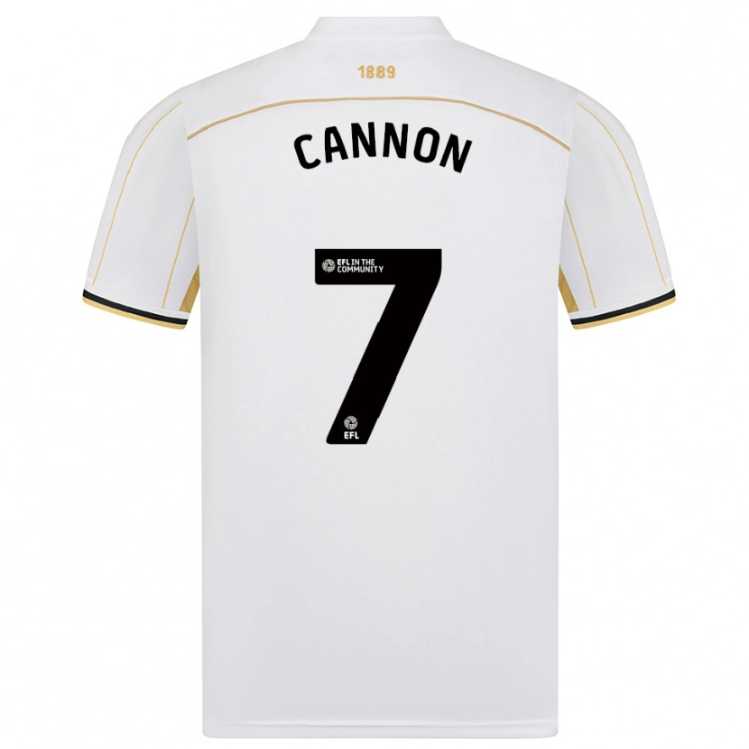 Danxen Damen Tom Cannon #7 Weiß Gold Auswärtstrikot Trikot 2025/26 T-Shirt Österreich