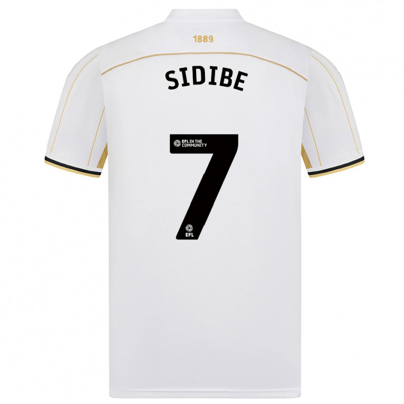 Danxen Damen Lamine Sidibe #7 Weiß Gold Auswärtstrikot Trikot 2025/26 T-Shirt Österreich