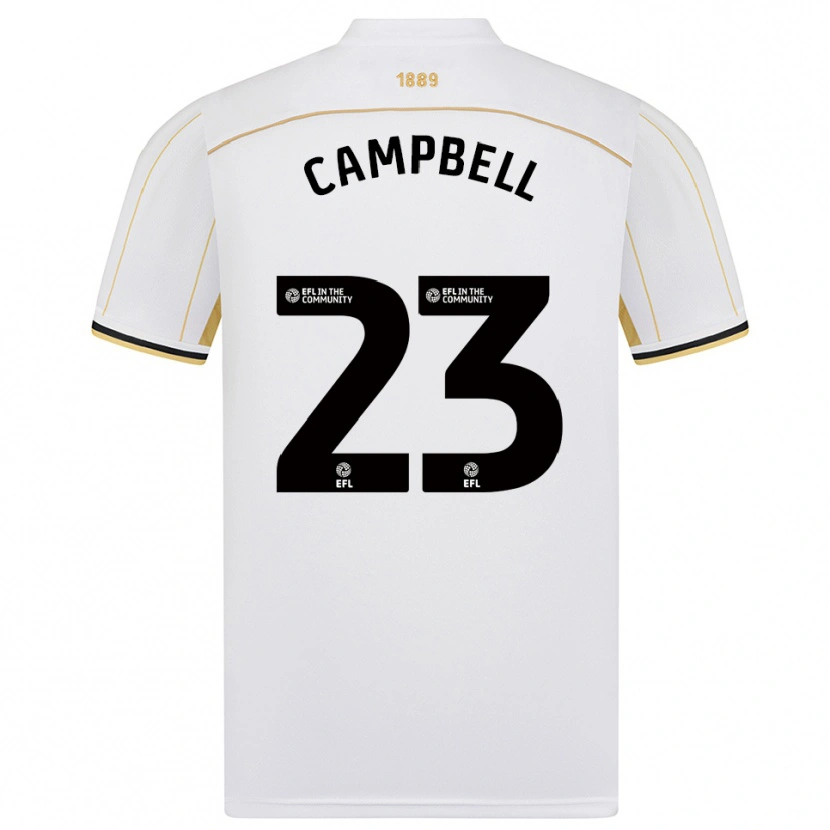 Danxen Damen Tyrese Campbell #23 Weiß Gold Auswärtstrikot Trikot 2025/26 T-Shirt Österreich