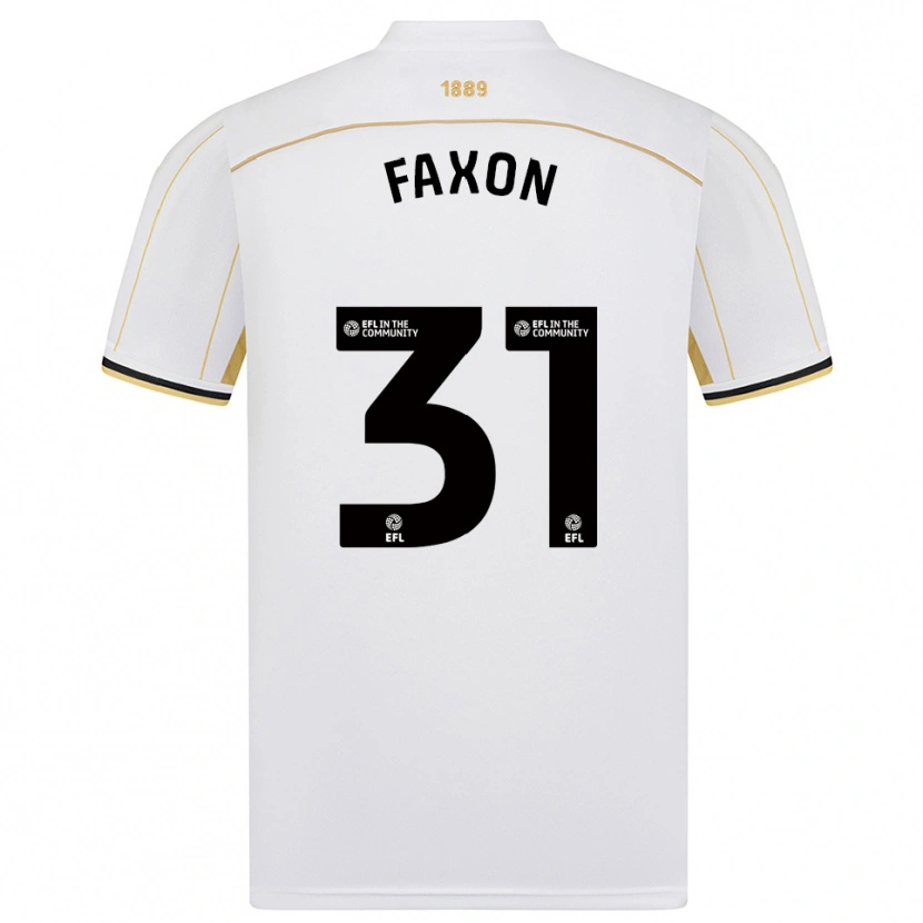 Danxen Damen Luke Faxon #31 Weiß Gold Auswärtstrikot Trikot 2025/26 T-Shirt Österreich