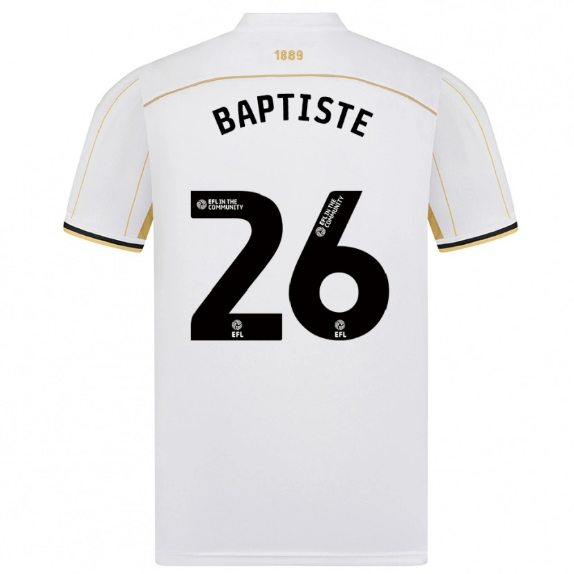 Danxen Damen Jamal Baptiste #26 Weiß Gold Auswärtstrikot Trikot 2025/26 T-Shirt Österreich