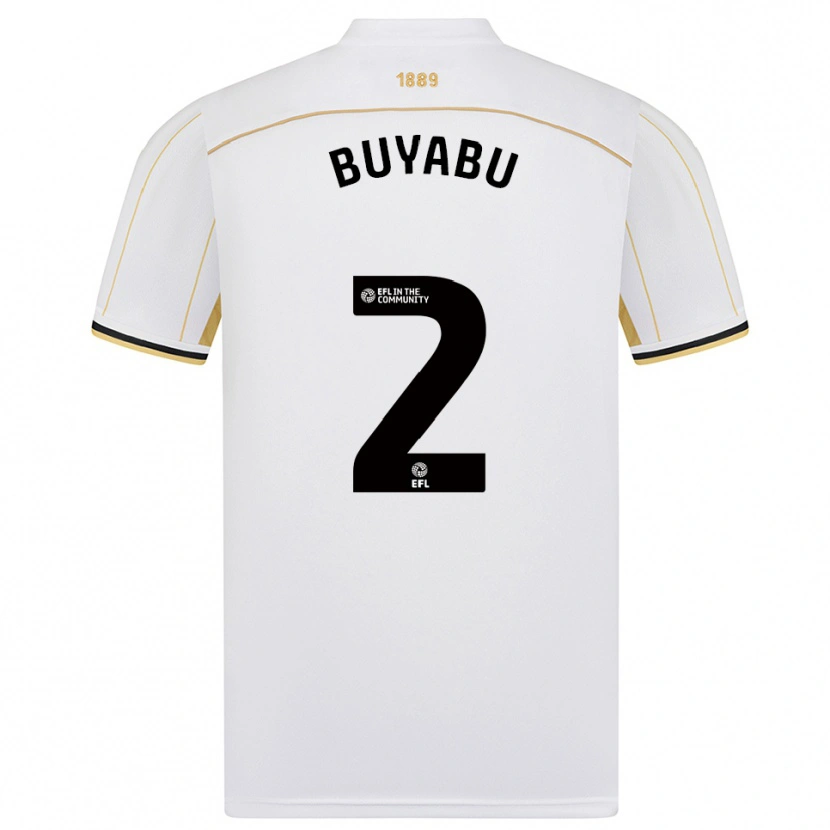 Danxen Damen Jili Buyabu #2 Weiß Gold Auswärtstrikot Trikot 2025/26 T-Shirt Österreich