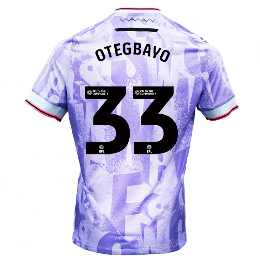 Danxen Damen Gabriel Otegbayo #33 Lila Weiß Auswärtstrikot Trikot 2025/26 T-Shirt Österreich