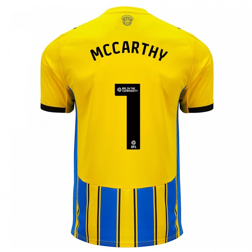Danxen Damen Alex Mccarthy #1 Blau Gelb Auswärtstrikot Trikot 2025/26 T-Shirt Österreich