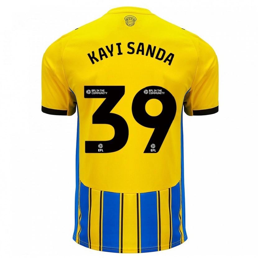 Danxen Damen Joachim Kayi Sanda #39 Blau Gelb Auswärtstrikot Trikot 2025/26 T-Shirt Österreich