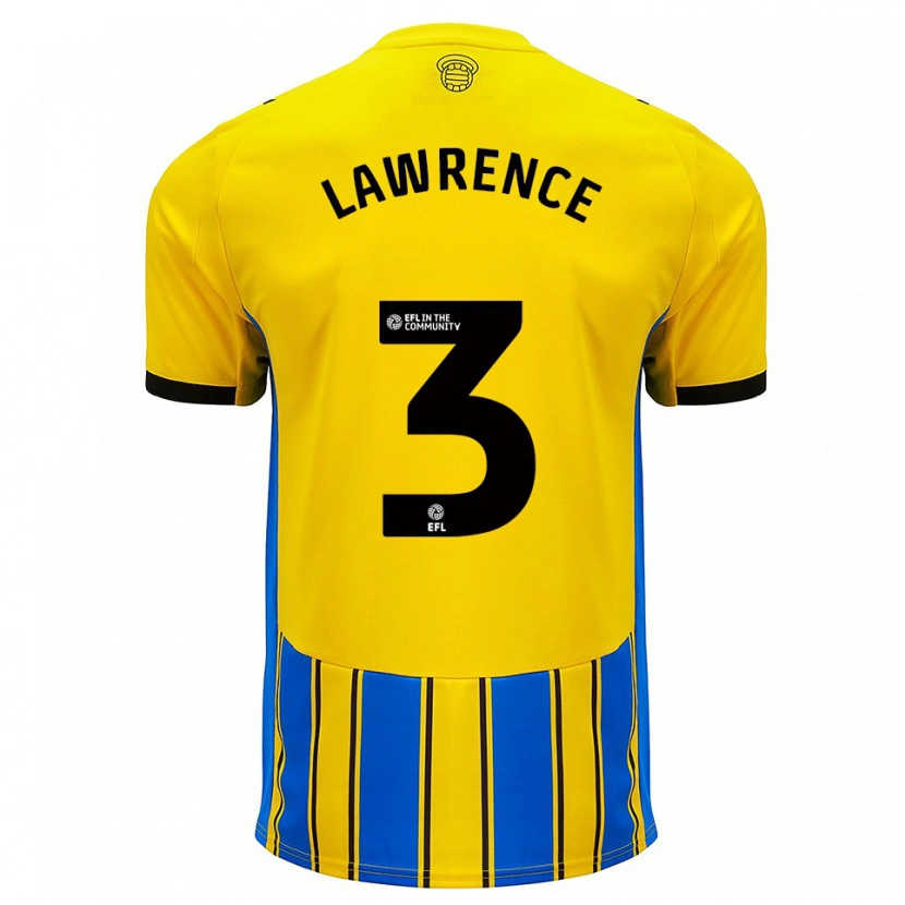 Danxen Damen Nico Lawrence #3 Blau Gelb Auswärtstrikot Trikot 2025/26 T-Shirt Österreich