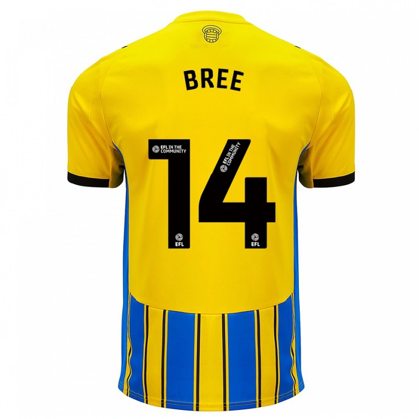 Danxen Damen James Bree #14 Blau Gelb Auswärtstrikot Trikot 2025/26 T-Shirt Österreich