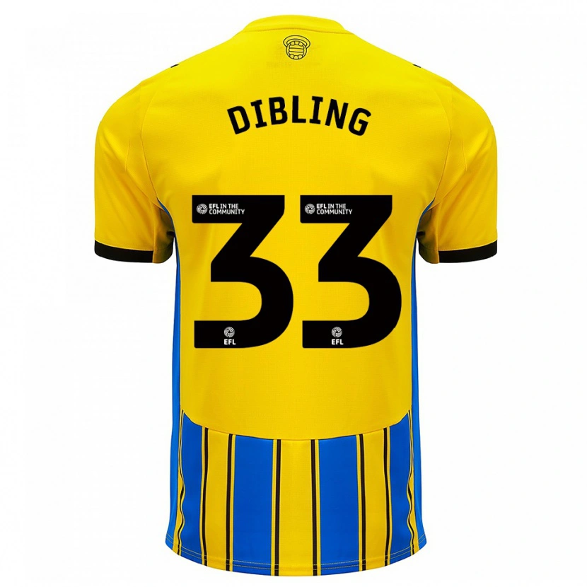 Danxen Damen Tyler Dibling #33 Blau Gelb Auswärtstrikot Trikot 2025/26 T-Shirt Österreich