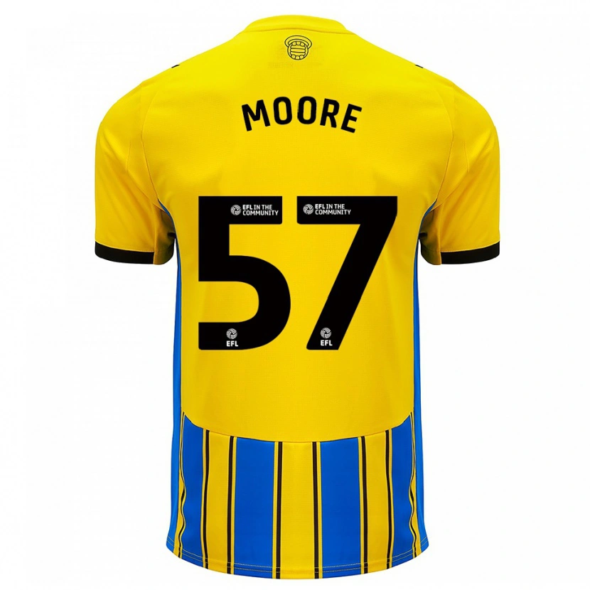 Danxen Damen Jayden Moore #57 Blau Gelb Auswärtstrikot Trikot 2025/26 T-Shirt Österreich