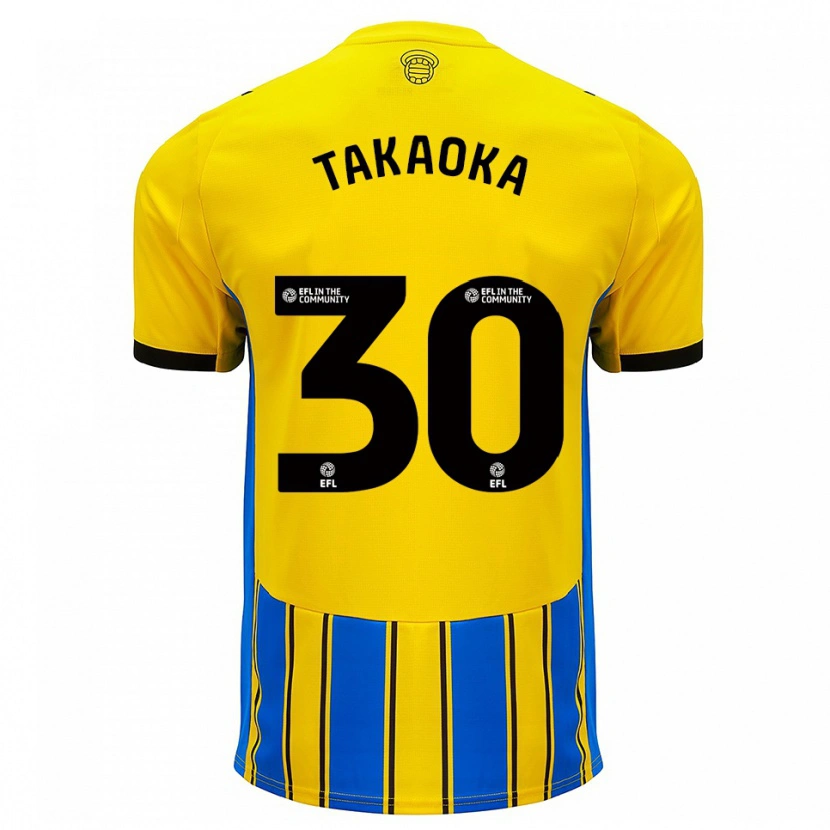 Danxen Damen Rento Takaoka #30 Blau Gelb Auswärtstrikot Trikot 2025/26 T-Shirt Österreich