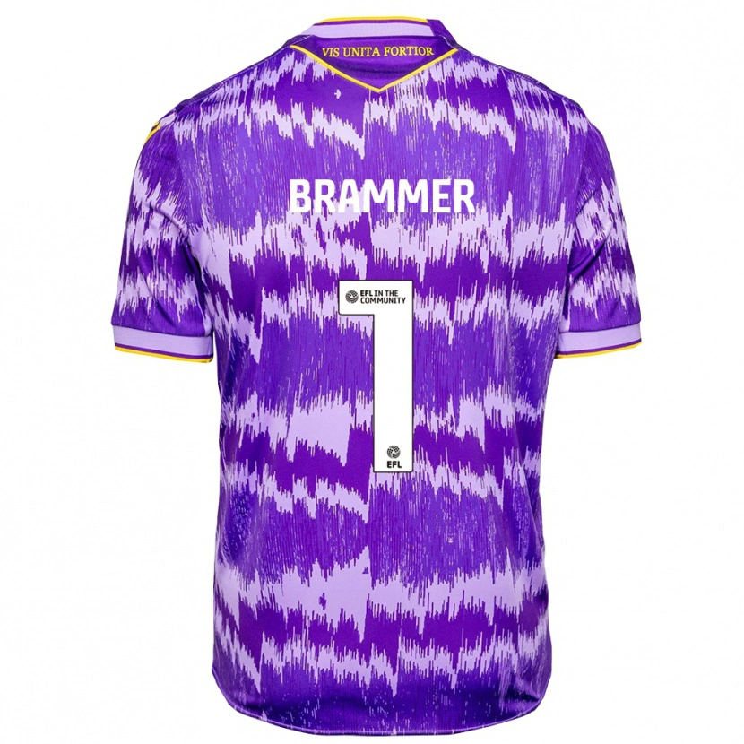 Danxen Damen Ruben Brammer #1 Lila Gelb Auswärtstrikot Trikot 2025/26 T-Shirt Österreich