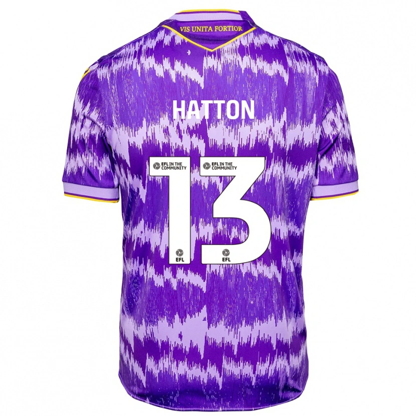 Danxen Damen Oscar Hatton #13 Lila Gelb Auswärtstrikot Trikot 2025/26 T-Shirt Österreich