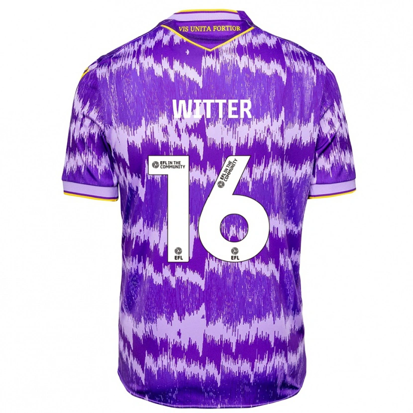 Danxen Damen Deandre Witter #16 Lila Gelb Auswärtstrikot Trikot 2025/26 T-Shirt Österreich