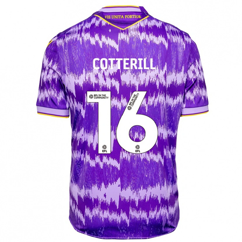 Danxen Damen Alex Cotterill #16 Lila Gelb Auswärtstrikot Trikot 2025/26 T-Shirt Österreich