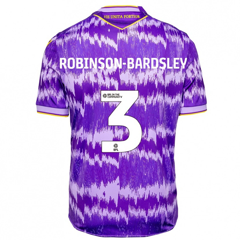 Danxen Damen Rocco Robinson-Bardsley #3 Lila Gelb Auswärtstrikot Trikot 2025/26 T-Shirt Österreich