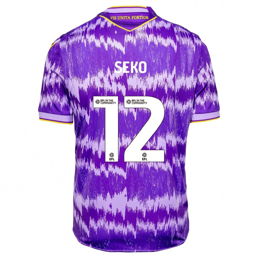 Danxen Damen Tatsuki Seko #12 Lila Gelb Auswärtstrikot Trikot 2025/26 T-Shirt Österreich