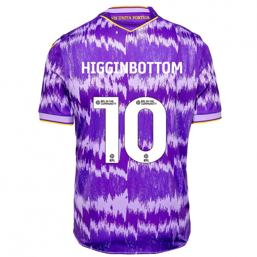 Danxen Damen Alice Higginbottom #10 Lila Gelb Auswärtstrikot Trikot 2025/26 T-Shirt Österreich